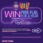 Win Free Fuel for a Year (Worth $3120), or 1 of 5x $100 Fuel Cards Per Day - Buy 2x Cadbury/Fry's Chocolate @ Petrol Stations