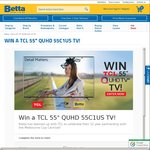 Win a 55" TCL QUHD 55C1US TV from Betta