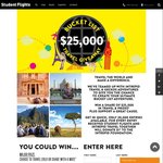 Win the Ultimate Bucket List Adventure for 2 Worth $22,000 from Student Flights [NSW/QLD/SA/VIC/WA]