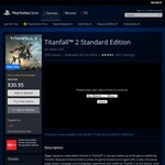 Titanfall 2 PS4 Standard $28.55, Deluxe $36.45 (with PS Plus) @ AU PSN