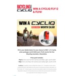 Win 1 of 2 Cycliq Prize Packs Worth $638 from Bicycling Australia