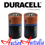 Duracell Ultra Alkaline Batteries - 2 x C, D or 9V - $2.98 including free postage.