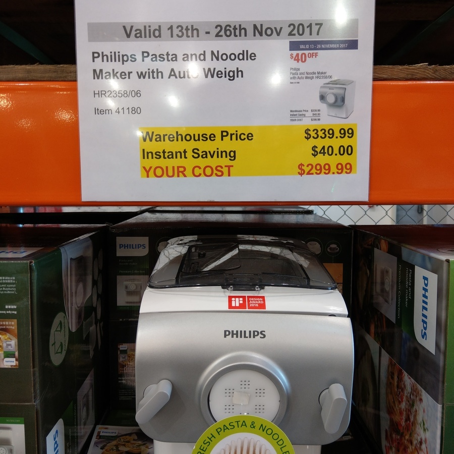 Costco on sale pasta maker