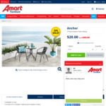 Amart 3 Piece Anchor Outdoor Patio Sitting. $20 Pickup (Was $49)