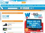 Sanyo 80CM LED TV $499, up to 70% of prepaid mobiles at Big W Boxing dale sale