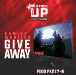 Pixio 144hz Gaming Monitor Giveaway From StackUp 