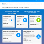GeoTrust TrueBusinessID EV SSL Certificate, $298.44 for 2 Years @ SSL TrustSSL