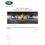 Win a Trip to Japan for 2 to See The Qantas Wallabies from Jaguar Land Rover Australia
