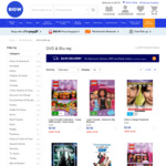 1/2 Price: DVD and Blu-Ray Movies and TV Series ($3.50, $4.50, $8, $9.50, $12.50, $15) @ Big W