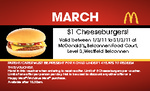 $1 Cheeseburger - Westfield Belconnen (ACT)