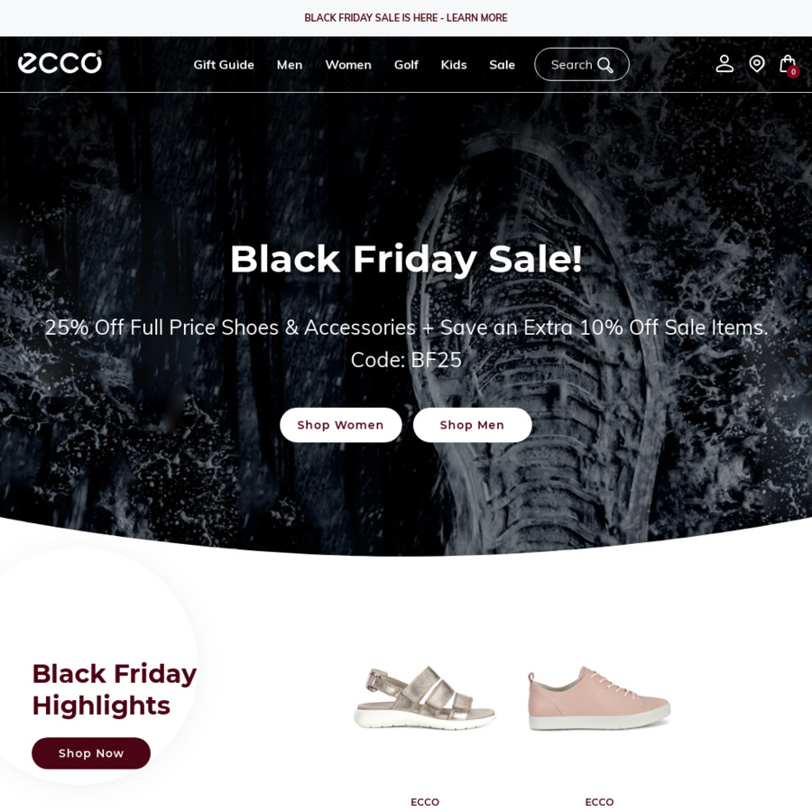 ECCO Leather Black Friday Sale | 25 