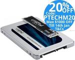 Crucial MX500 1TB SSD $200 Delivered @ Tech Mall eBay