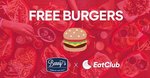 [SA] Free Burger, Friday (1/3) from Benny’s American Takeaway Hindley street via Eatclub (New Users)