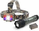 MOSSY OAK Tactical LED Flashlight & Headlamp Set $19.99 (Was $29.99) + Post (Free with Prime/ $49+) @ Greatstar Tools Amazon AU