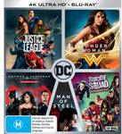 DC 5 Film Collection (4K UHD + Blu Ray) $37.79 + Delivery ($0 with Prime/ $39 Spend) @ Amazon AU