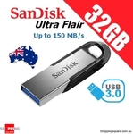 SanDisk Ultra Flair USB 3.0 - 32GB $8.95, 64GB $14.95 + Delivery @ Shopping Square
