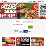 2 Large Pizzas + 2 Sides Delivered for $29.95 @ Pizza Hut via Apple Pay