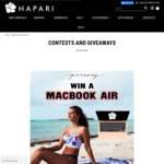 Win a MacBook Air from Hapari