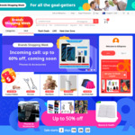 US$4 (A$5.56) Coupon - New Social Media Users Only (Min Order $5) @ AliExpress
