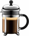 Bodum Coffee Maker French Press Chrome 4 Cup for $25 + Delivery ($0 with Prime / $39 Spend) @ Amazon AU