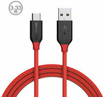BlitzWolf BW-TC5 3A USB Type-C Braided Charging Data Cable 3.33ft/1m for US$3.29 (~A$4.72) Delivered @ Banggood AU