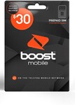 Boost Mobile $30 Starter Kit (28 Day Expiry, 20GB + 20GB Bonus Data on First 3 Recharges) $10 @ Coles