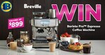 Win a Breville The Barista Pro Espresso Coffee Machine Worth $899 from Bi-Rite