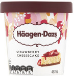 Haagen-Dazs Strawberries Cheesecake & Blueberries & Cream Ice Cream 457ml $5.75 (50% off) Each @ Coles (Select Stores)