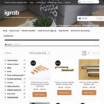 Extra 50% off on Sale and Full Priced Clearance Kitchen Handles + Delivery ($0 with $150 Order) @ igrab