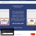 Up To 40% off Friday Only - Free Delivery Over $40 @ Normcore Coffee