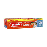 1/2 Price: Multix Non-Stick Baking Paper 50m x 30cm $5.37 @ Coles