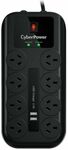 Cyberpower 8-Way Power Board + 2 USB Charge Ports $21.85 + $10 Delivery @ Shopping Express eBay