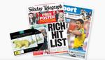 $18 for 12 Issues of The Sunday Telegraph Delivered to Your Door. Valued at $52 (NSW & ACT Only)