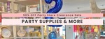 50%-65% off Party Supplies + Delivery ($0 with $150 VIC Metro Order/ C&C) @ KOKO Event Supplies