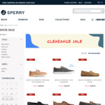 Nothing over $50 + $12.99 Delivery ($0 with $130 Order) @ Sperry Shoes