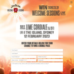 Win 1 of 50 Double Passes to Lime Cordiale (DJ Set) + Hospitality Package for 2 at The Island Sydney (Worth $300) @ Jim Beam