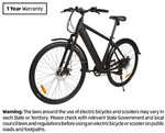 Electric Bicycle - Black or White $999 @ ALDI Special Buys