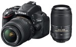 Kogan $819 Nikon D5100 DSLR with 18-55mm & 55-300mm VR Lens Kit, Postage $39