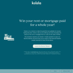 Win Your Rent or Mortgage Paid for a Year ($75k) from Koala