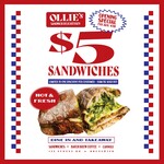 [VIC] Sandwiches $5 (Normally $15), Friday (4/8) from 11:30am-2:30pm @ Ollie's Pizza Parlour (Brunswick)