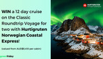 Win a $5K Cruise for 2 Aboard The Hurtigruten Norwegian Coastal Express from Green Friday (Flights Not Included)