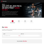 20% off Your Gym Memership, $0 Joining Fee & 28 Days Free @ Fitness First / Goodlife