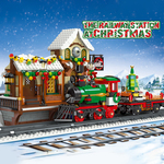 JIESTAR The Railway Station at Christmas with Lighting Kit Building Toy $48.88 (16% off) + Delivery $27.54/$43.92 @ Barweer