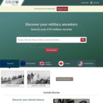 Free Access to All Global Wartime Records until Nov 12 (Registration Required) @ Forces War Records by Ancestry