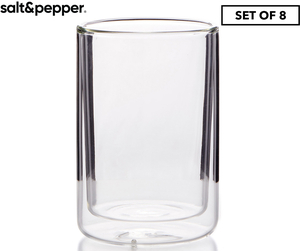 8 Salt & Pepper 240ml Glass $32.96, 2 Maxwell & Williams Double Wall 450ml Glass $15.36 + Delivery ($0 with OnePass) @ Catch