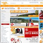 Wiggle 25% off Site-Wide in Stock Items