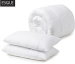 [OnePass] 2 x Logan & Mason 3pc Esque Super Soft Bed Packs (Queen / King) $36 Delivered @ Catch