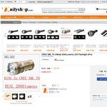 Sky Ray King - 3 Cree-XML 2000 Lumens LED Flashlight, US$49.59 shipped