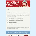 EatNow $10 off Takeaway Order with PayPal