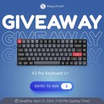 Win a Keychron K3 Pro Wireless Mechanical Keyboard from Keychron Australia